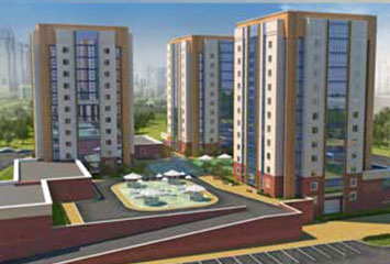 Строительство многоквартирного жилого комплекса Саржайлау со встроенными помещениями и паркингом
